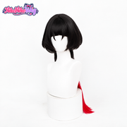 Zenless Zone Zero Jane Doe Cosplay Wig - Black and Red Layered Hair