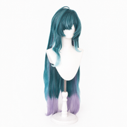 Genshin Impact Cosplay Wig - Long Teal and Lavender Ombre Hair