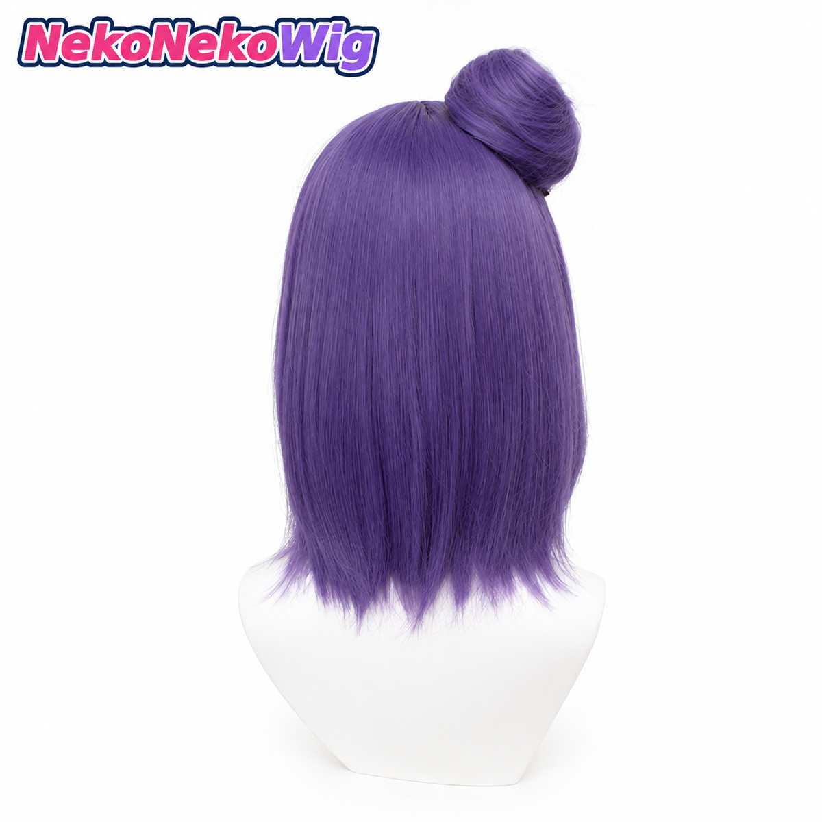 Naruto Konan Cosplay Wig  Realistic Scalp & Clip-On Hairpiece Character Style
