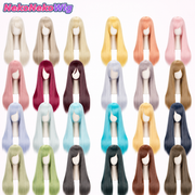60cm 多色ロングストレートコスプレウィッグ バックルネットスタイル