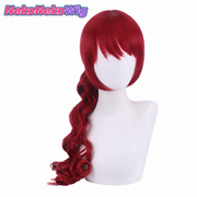 Persona 5 Royal Kasumi Yoshizawa Cosplay Wig  Red Long Wavy Character Style