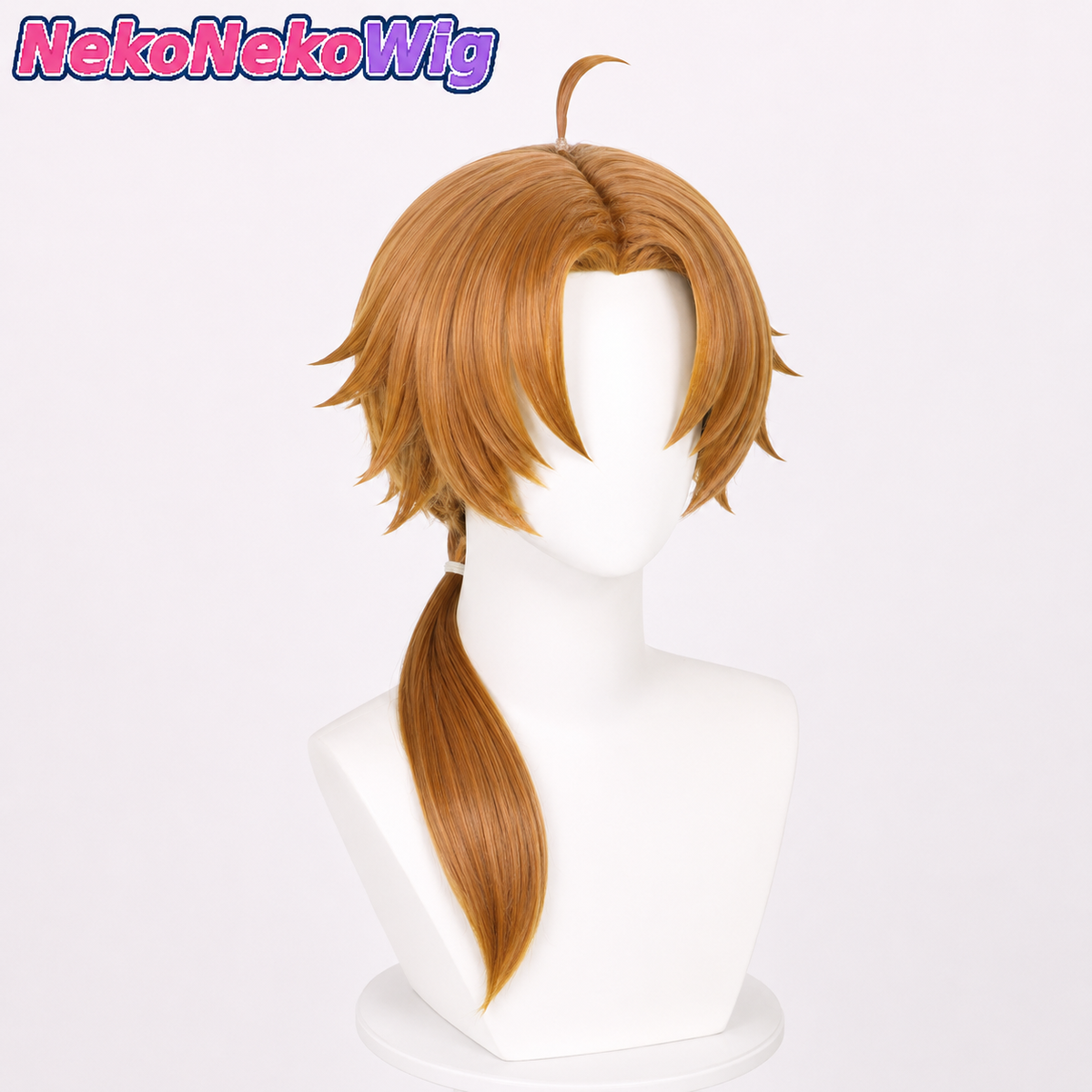 Mushoku Tensei Rudeus Greyrat Cosplay Wig  Faux Scalp with Ahoge