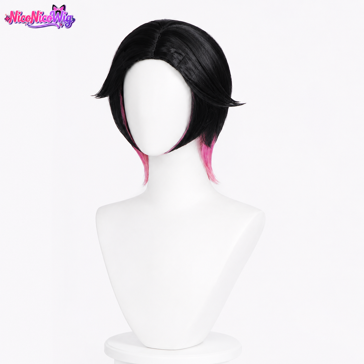 VALORANT Clove Cosplay Wig  35cm Gradient Short Wig