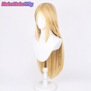 Wuthering Waves Cartethyia Cosplay Wig  Long Braided Scalp-Top Style