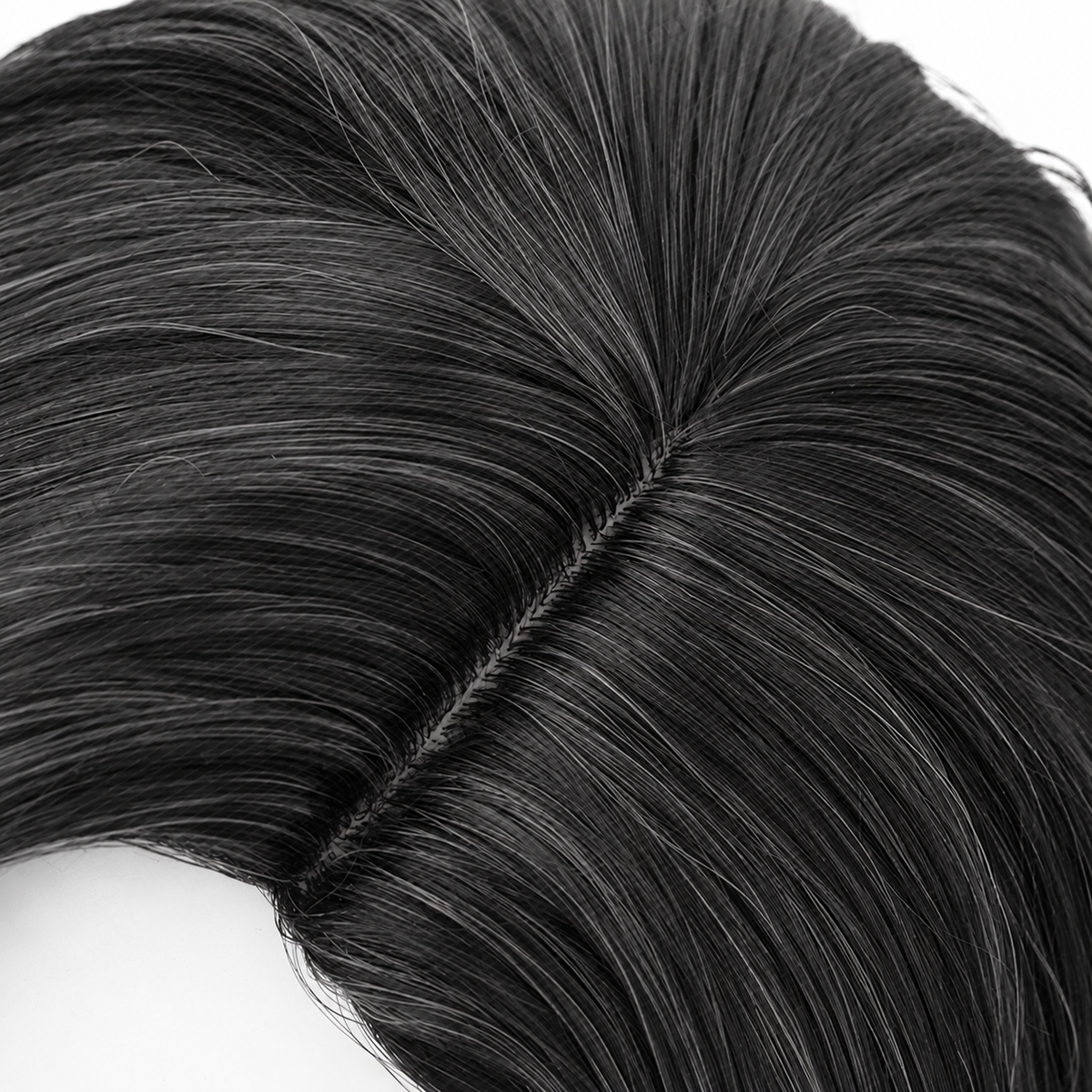 Identity V Knight Cosplay Wig - Black and Gray Layered Mullet