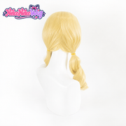Madoka Magica Mami Tomoe Cosplay Wig - Blonde Twin Spiral Ponytails
