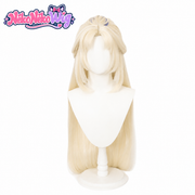 Genshin Impact Nicole Reeyn Cosplay Wig - Long Blonde Braided Hair